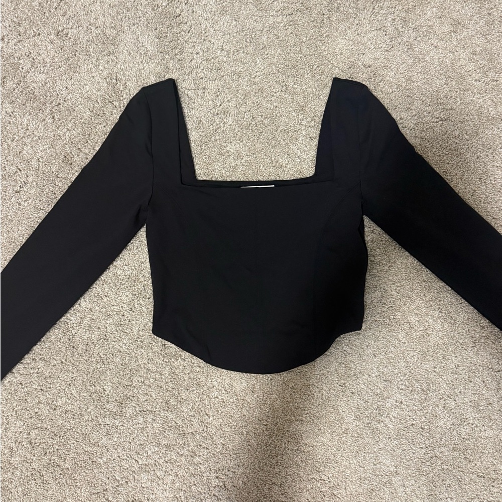 Aritzia Black Long Sleeve Women's Top